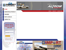 Tablet Screenshot of napa.altrom.com